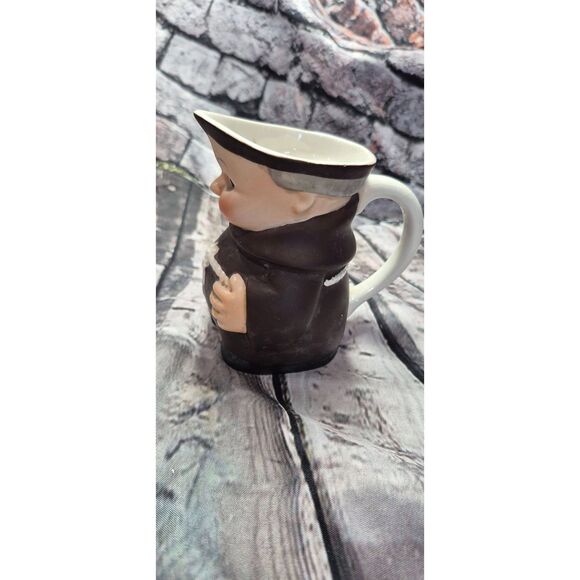 Vintage Goebel Monk Creamer Cup Friar Tuck1960 West Germany Coffee Bar EUC - Picture 4 of 5